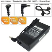 Resim Asus Uyumlu K53 19V 4.74A 90W 5.5Mmx2.5Mm Standart Uç Notebook Adaptörü 
