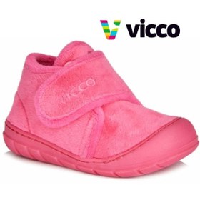 Resim Vicco Color İlk Adım Bebek Ortopedik Çocuk Panduf Spor Ayakkabı FUŞYA 