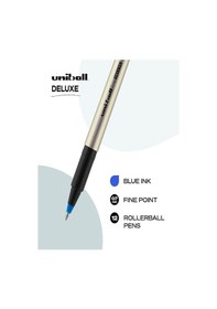 Resim Siyah Pilot Kalem Ub-177 Fine Deluxe 5 Adet Uniball Pilot Kalem 0.5 Mm Roller Uçlu Pilot Kalem İnce Uçlu Likit Mürekkep Siyah 