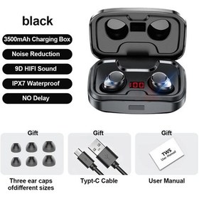 Resim Siyah Galaxy S25 Ultra S24 İçin Gürültü Azaltma Bluetooth Kulaklıklar Kablosuz Kulak İçi Müzik Kulaklıkları Binaural Şarj Kutusu Stereo 