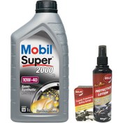 Resim Mobil Super 2000 X1 10W-40 Motor Yağı 1 L + Gojo Torpido Süngeri + Gojo Torpido Sütü 