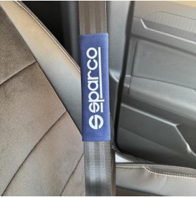 Resim lole-x auto OTO EMNİYET KEMER PEDİ MAVİ SPARCO ARABA 