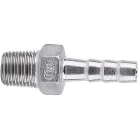 Resim Wezone 3/8" Bsp Erkek Vida 304 Paslanmaz Çelik Barb Tipi Hortum Bağlantı Elemanı 10mm 