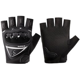 Resim Eternal Luck Motosiklet Yarım Parmak Eldiveni Siyah 