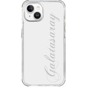 Resim Galatasaray El Yazı Şeffaf Telefon Kılıfı - iPhone 15 Pro 
