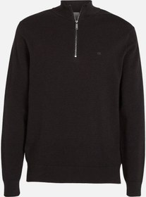 Resim Waffle Texture Q-zıp Siyah 