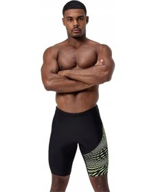 Resim Speedo Medley Logo Jam-mer Erkek Mayo Şort Siyah-yeşil Siyah 