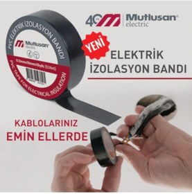 Resim Pvc Elektrik İzole Bandı - Sarı /yeşil 5 Adet Paket 