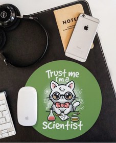 Resim WuW Bana Güven Ben Bilimkediyim Yuvarlak Mouse Pad 