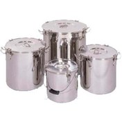 Resim Yürük Taşıma Kovası-Kapaklı-Klipsli-36X36 Cm-36 Lt 