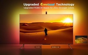 Resim Govee Envisual Led 3 Lite TV Arkası Led Şerit Ambiyans Aydınlatma Tv Renk Senkronizasyonu 75-85 inc TV'ler ile Uyumludur 