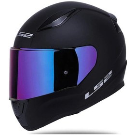 Resim Ls2 Rapid 2 Full Face Motosiklet Kaskı Şeffaf + Gökkuşağı Vizörlü Nardo Gri 