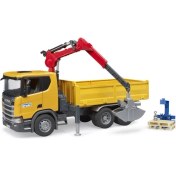 Resim Bruder Scania 560R Vinçli Şantiye Kamyonu BR03551 