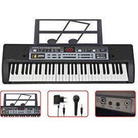 Resim Jwin MK-6133 61 Tuşlu Elektronik Org (Mikrofon ve Adaptör) 