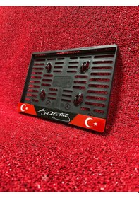 Resim Plakalık Motosiklet Plakalığı K.atatürk İmzalı Ve Ay Yıldız Logolu Motor Plakalık 