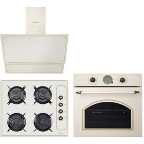 Resim Kumtel B66-SGF3(AT) - Ko-40 TAHDF - DA6-835 Rustik Pro Ankastre Set 