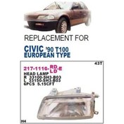 Resim Depo-217-1116r-ld-e - On Far Sag- Honda: Cıvıc "sedan-hb" 90 91 