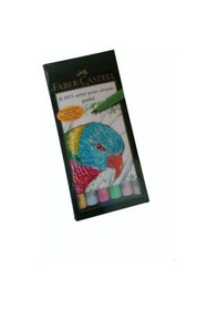 Resim Faber-Castell Pitt Çizim Kalemi Fırça Uç Pastel Renkler 6'lı 