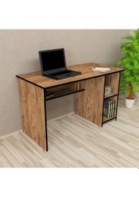 Resim Kalenderdekor1 Kalender Dekor Avel 120 Cm Çalışma Masası Ave04 Meşe 