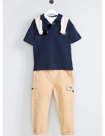 Resim Defacto Erkek Bebek Gabardin 2li Takım G7145a526smnv135 Lacivert-nv135 