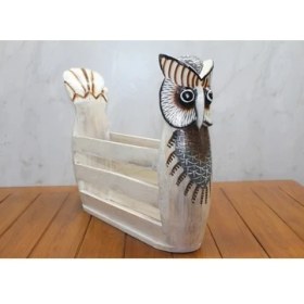 Resim Delta Online Ahşap Baykuş Gazetelik 