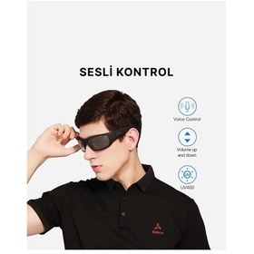 Resim T8 Pro Akıllı Güneş Gözlüğü - Bluetooth 5.2, Sesli Komut, Müzik Ve Çağrı Kontrolü- Wireless Kulaklık 