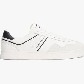 Resim Tommy Hilfiger THE GREENWICH LEATHER Erkek Sneaker EM0EM01571TCR 