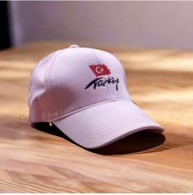 Resim salarticaret Türkiye Nakışlı Pembe Şapka 