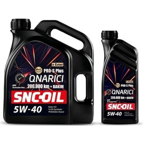 Resim Snc Oil Icon Group 200.000 KM + Bakım Pro-S Plus Onarıcı 5W-40 Motor Yağı 4+1 L 