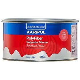 Resim Akripol Polyfiber Fiber Macun Gri 2.7kg 
