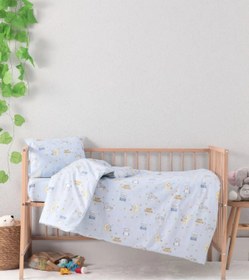 Resim %100 Pamuk Dream Sweet Bebek Nevresim Takımı - Mavi 
