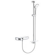 Resim Grohe Grohtherm Smartcontrol Termostatik Duş Bataryası - Duş Seti Dahil 34721000 