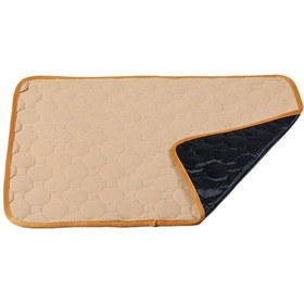 Resim 2 Adet 50x40cm Araba Evcil Hayvan Enjeksiyon Ped Su Geçirmez Ped Kedi Köpek Kanepe Su Geçirmez Diyafolik Halı Su Emici Ped Bej , Boyut:2 Adet 50x40cm 