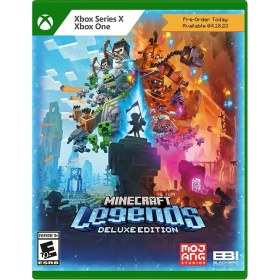 Resim Xbox Game Studios Minecraft Legends Deluxe Edition - Xbox One ve Xbox Series X/s için Çoklu Oyun Deneyimi 