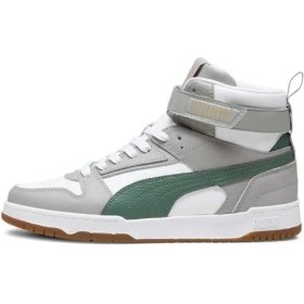 Resim Puma 385839 17 RBD Game Beyaz-Gri-Yeşil Erkek Basketbol Ayakkabıs 