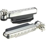 Resim Dianziye 12v Cob Led Araba Gündüz Feneri, Rüzgar Enerjili, 8 Parlak Led, Su Geçirmez, 2 Adet, Kolay Kurulum, 50.000 Saat Ömür 