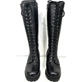 Resim Bags Shoes Step More Z38273 Kadın Bağcıklı Deri Çizme 