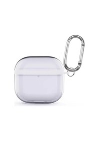Resim Apple Uyumlu AirPods 4 Kılıf Airbag 42 Metal Askı Aparatlı Kapak Kulaklık Kılıfı Estetik Ve Maksimum Koruma Beyaz 