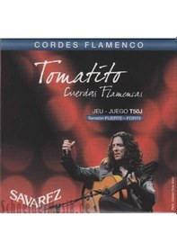 Resim Savarez T50J Tomatito High Tension Flamenco Gitar Teli 