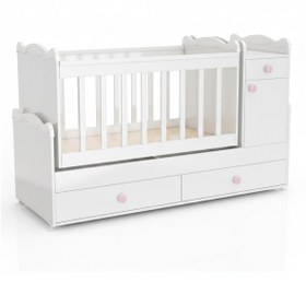 Resim Patiko Furniture Sahra 890 Büyüyen Beşik (60X165) Pembe 