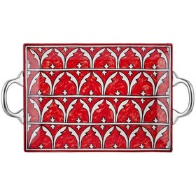 Resim The Mia Corallo Servis Tepsisi Kırmızı 47 x 27 CM 