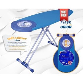 Resim Livdora Ütü Masası Xxl Kazanlı Ütüler İçin -flash New Orion Mavi 