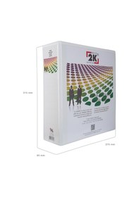 Resim Evrak Sunum Klasörü A4 Pvc 9 CM 2 Halkalı 650 Yaprak Beyaz 