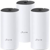 Resim TP-Link Deco M4 1200 Mbps 5 Ghz 3'lü Wi-Fi Mesh Sistemi Beyaz 