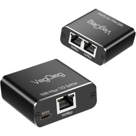 Resim E-RICH buycrave 1 Giriş 2 Çıkış Gigabit Ethernet Çoklayıcı Splitter trendglimmer 1115018 