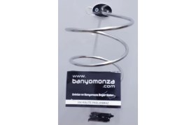 Resim Banyo Monza Fön Askı Aparatı Paslanmaz Mat Krom 