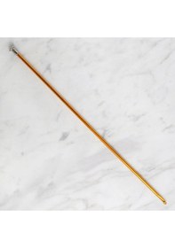 Resim Abarta 3,5mm Renkli Metal Uzun Gagalı Örgü Şiş Tunus Tığ 35cm-sarı 1 Adet 