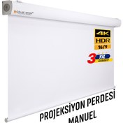 Resim GÖLGE STOR Manuel En240cm Boy190cm Projeksiyon Perdesi Yeni Akıllı Kumaş Blackout-ışık Geçirmez 4k 8k Hd 