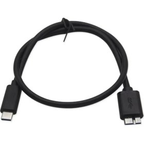 Resim Tech Butiq USB Type C To Micro USB 3.0 Taşınabilir HDD Hard Disk Kablosu 0.5m (50CM) 