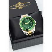 Resim Spectrum Premium Çelik Kordon Hareketli Çerçeve Takvimli Erkek Kol Saati Özel Kutusunda 